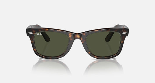 Wayfarer Polished Tortoise Green Lense