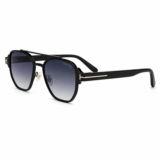 Tom Ford Shiny Black / Blue-Grey Gradient