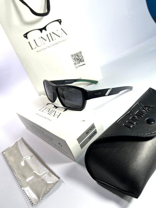 PRADA Black Frame with Dark Gray Lenses