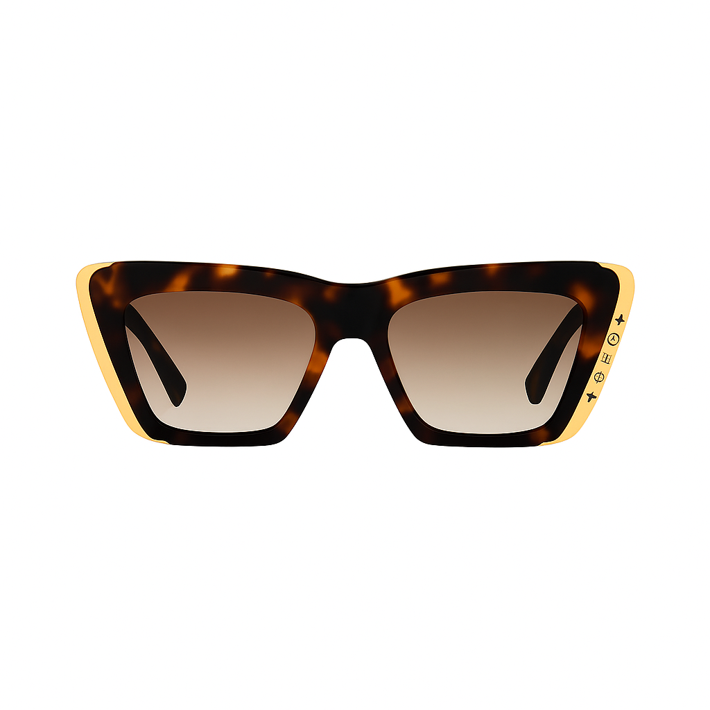 Louis Vuitton  Cat-Eye Sunglasses Brown
