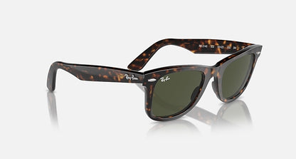 Wayfarer Polished Tortoise Green Lense