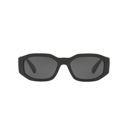 LUMINA Medusa Biggie Sunglasses – Black Oversized Frame with UV400 Black Lenses