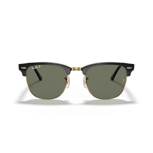 Clubmaster Classic Green Shade Gold Metal Frame