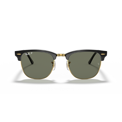 Clubmaster Classic Green Shade Gold Metal Frame