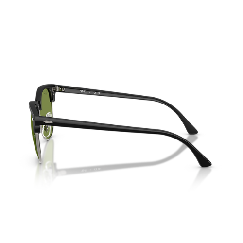 Clubmaster Classic Green Shade Silver Metal Frame