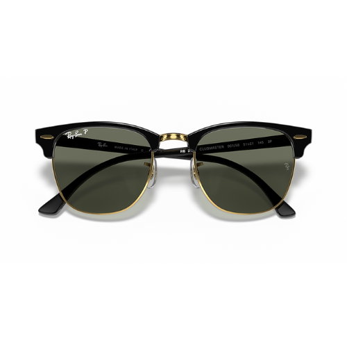 Clubmaster Classic Green Shade Gold Metal Frame