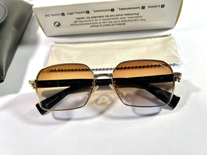 Louis Vuitton Gold & Black Gradient Elegance Sunglasses