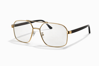 Elite Gold Frame Photochromic Glasses