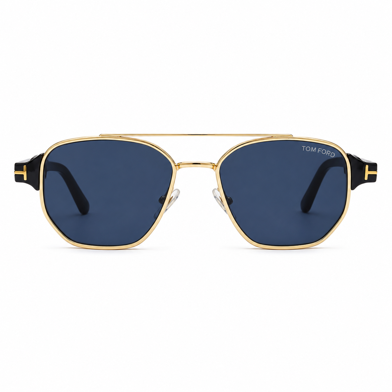 Tom Ford Shiny Gold / Blue Solid