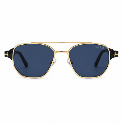 Tom Ford Shiny Gold / Blue Solid