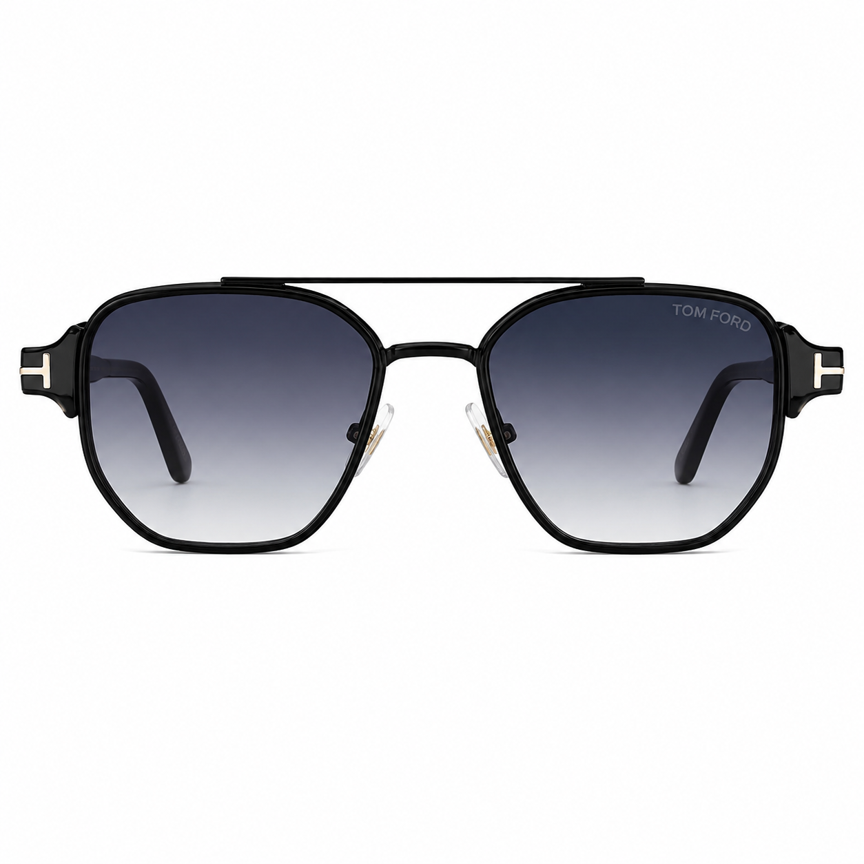 Tom Ford Shiny Black / Blue-Grey Gradient