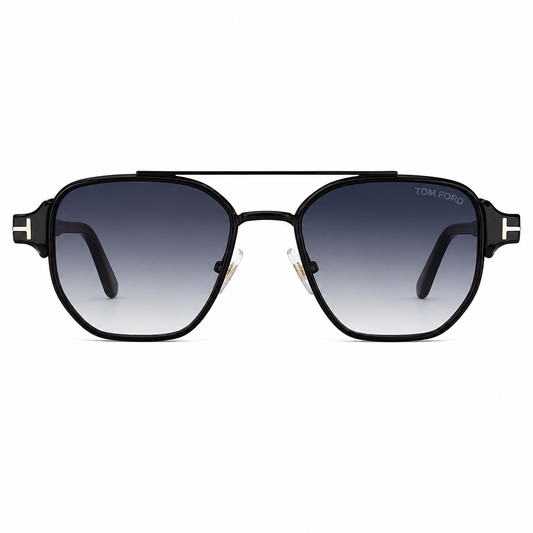 Tom Ford Shiny Black / Blue-Grey Gradient