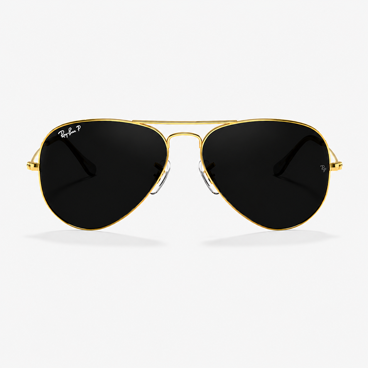 RB Classic Aviator Gold Frame Sunglasses – Black UV400 Anti-Glare Lenses | Luxury Pilot Eyewear