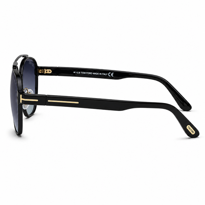 Tom Ford Shiny Black / Blue-Grey Gradient