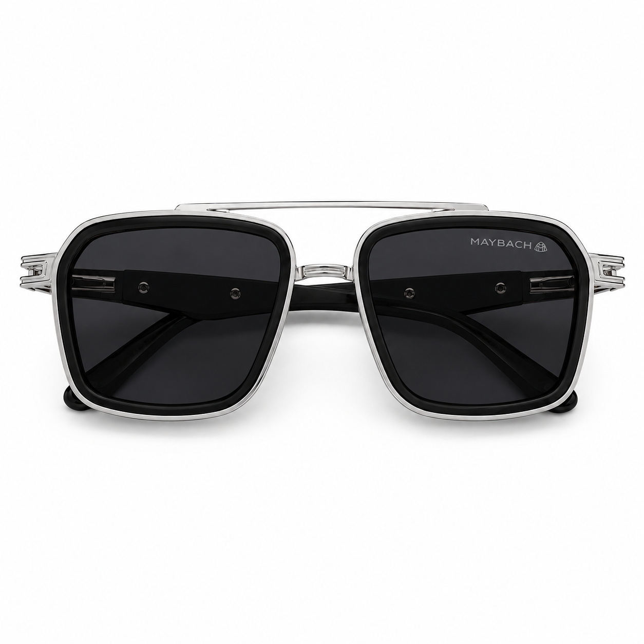 Maybach Silver Frame Black Shade
