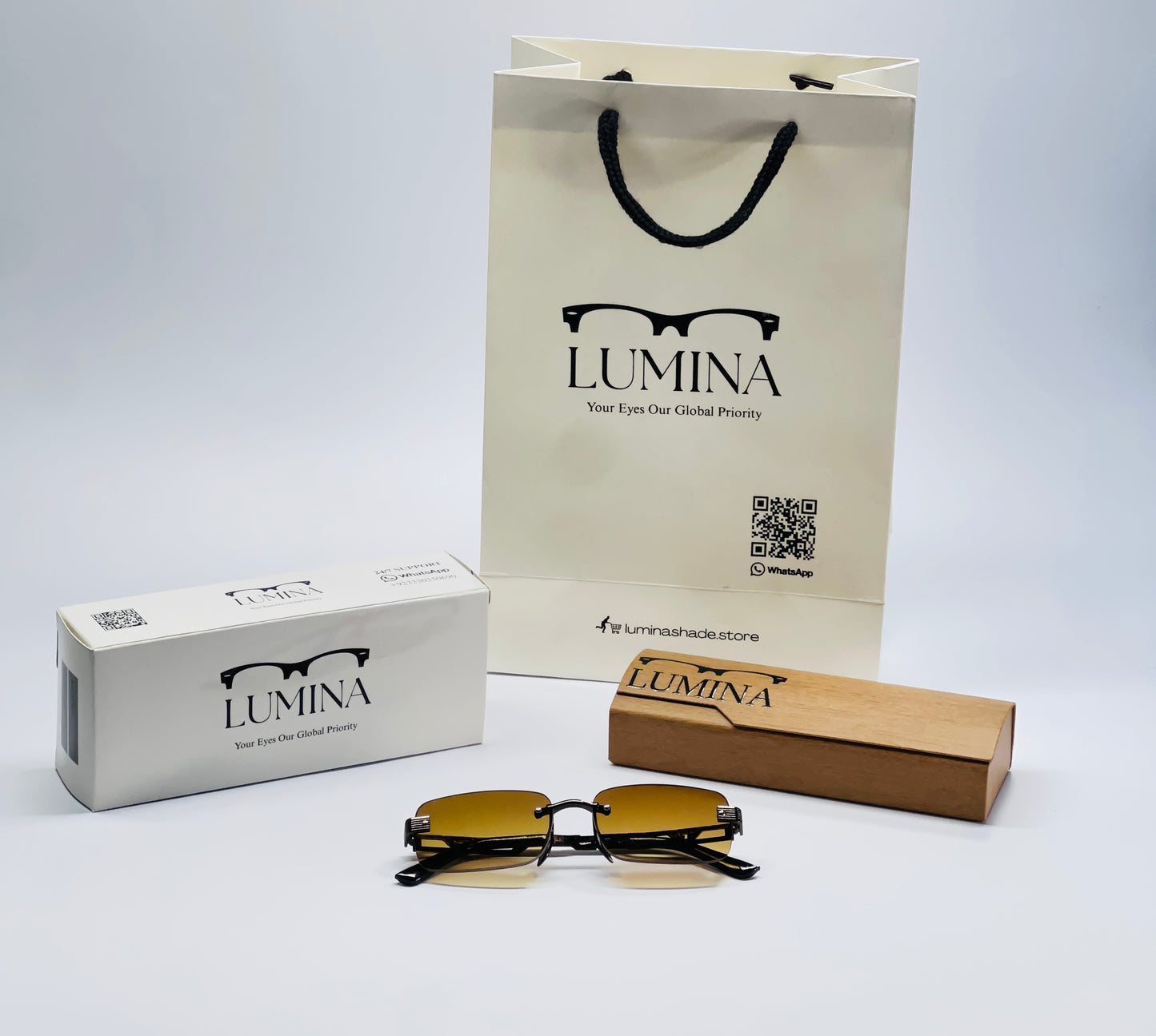 Cartier Black Frame Gold Shade