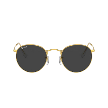 Black Ray-Ban Round Metal Sunglasses