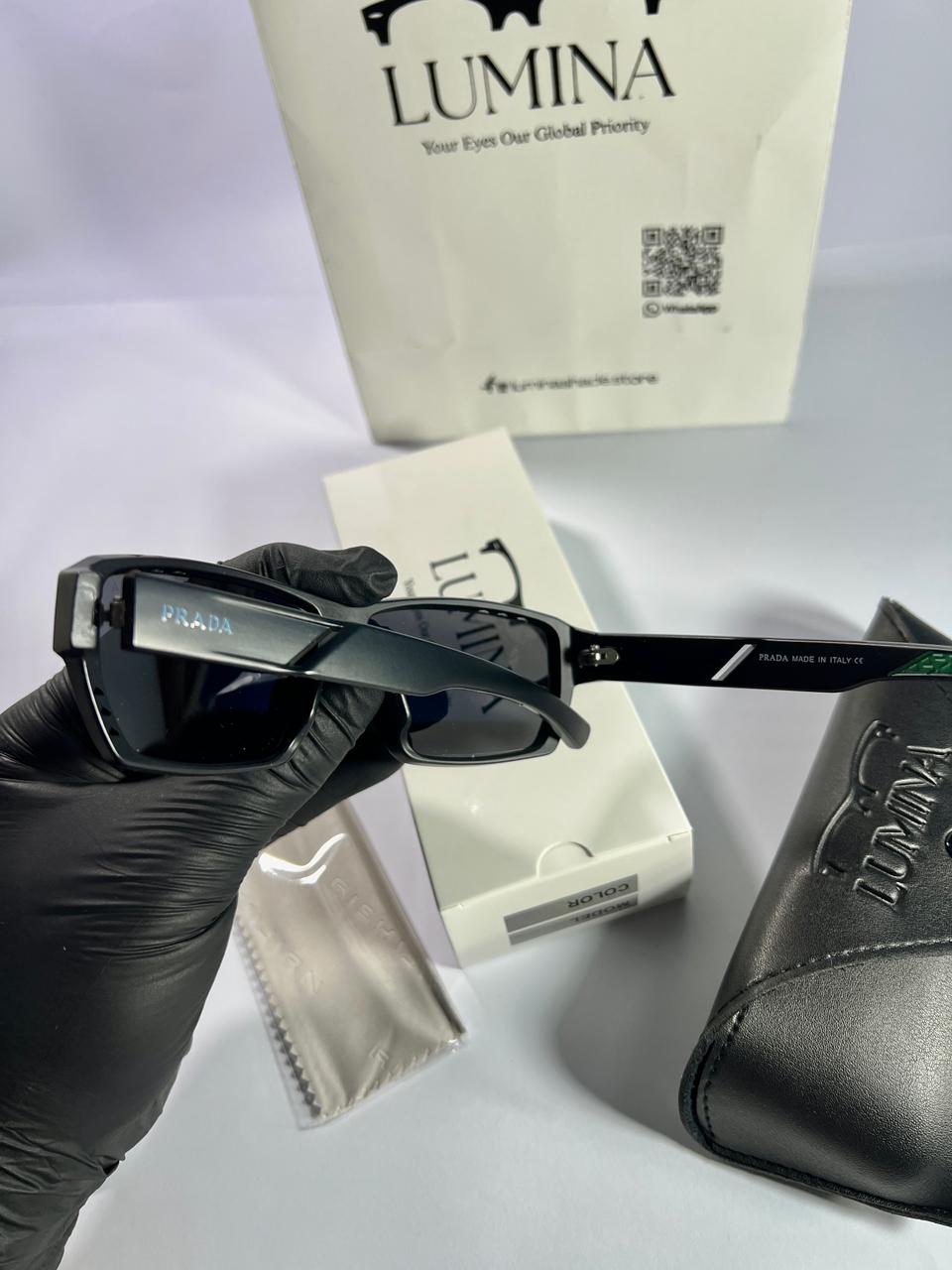 PRADA Black Frame with Dark Gray Lenses