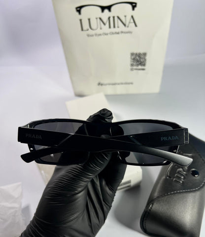 PRADA Black Frame with Dark Gray Lenses