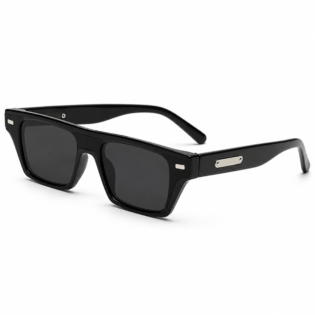 New Modern Small Cateye Black Sunglasses