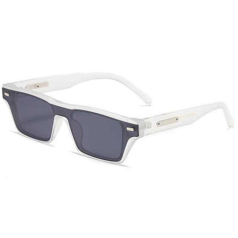 New Modern Small Cateye Crystal Clear Sunglasses