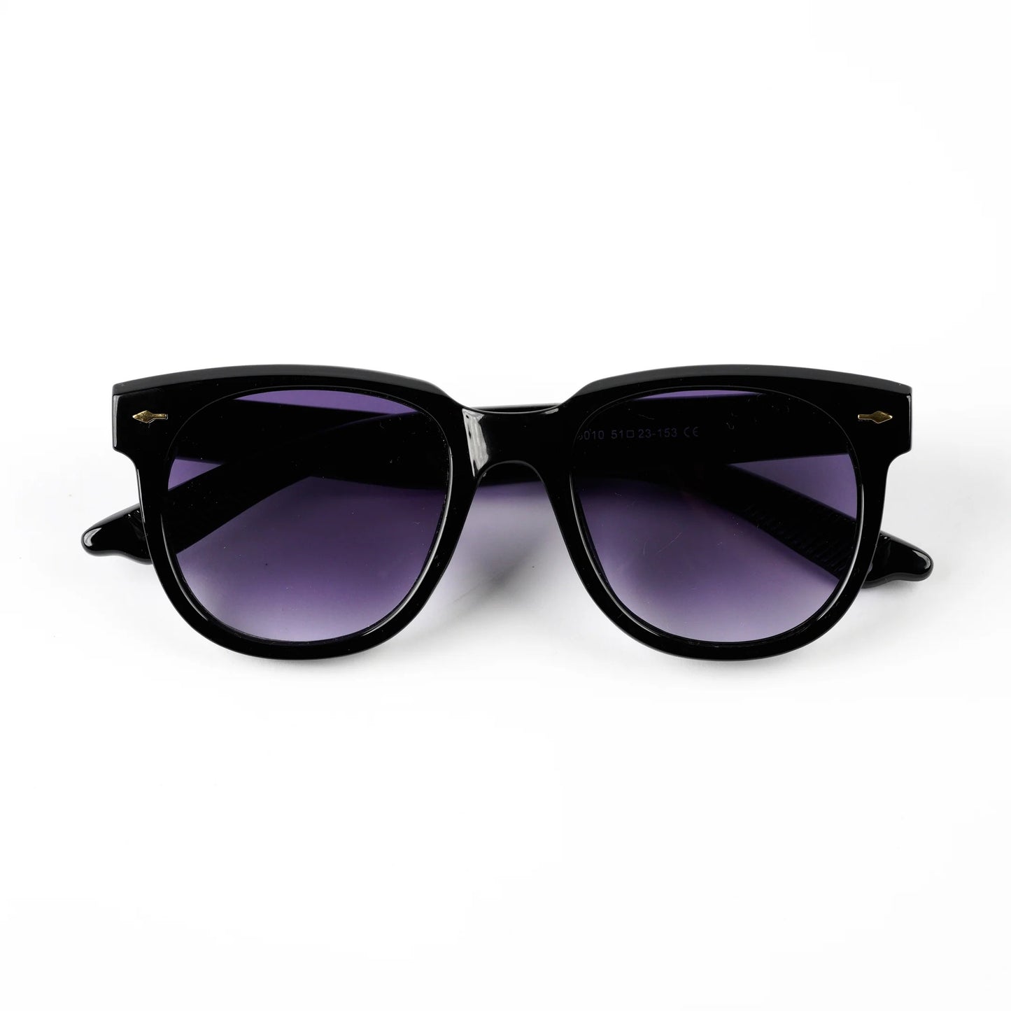 Professor Classic Eyewear Black Frame with Clear Lenses Unisex